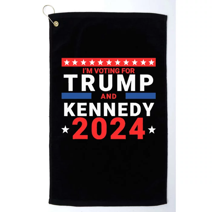 IM Voting For Trump And Kennedy 2024 Platinum Collection Golf Towel