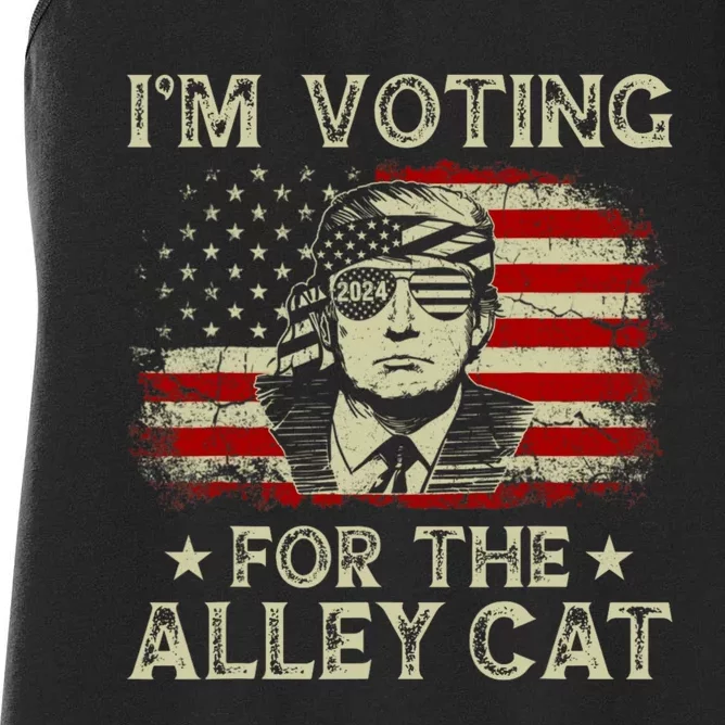 IM Voting For The Alley Cat 2024 Women's Racerback Tank