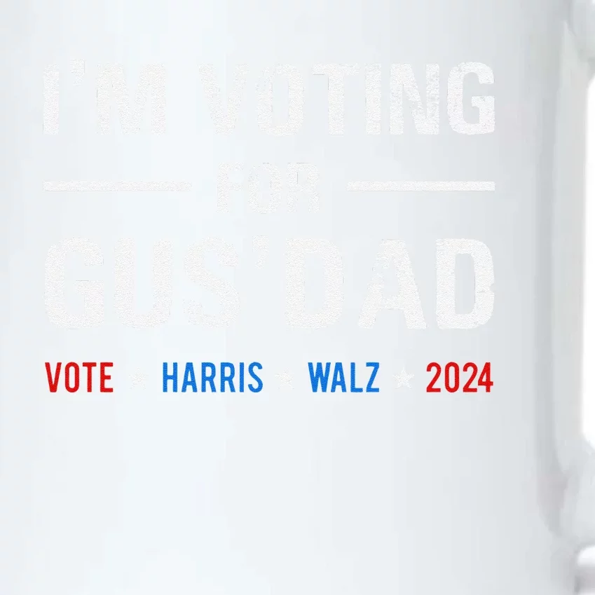 IM Voting For Gus Dad Vote Harris Walz 2024 Gift Black Color Changing Mug