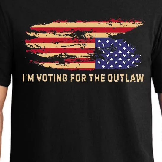 IM Voting For The Outlaw 2024 Cool Pajama Set