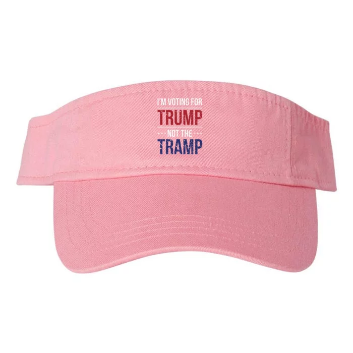 IM Voting For Trump Not The Tramp Valucap Bio-Washed Visor