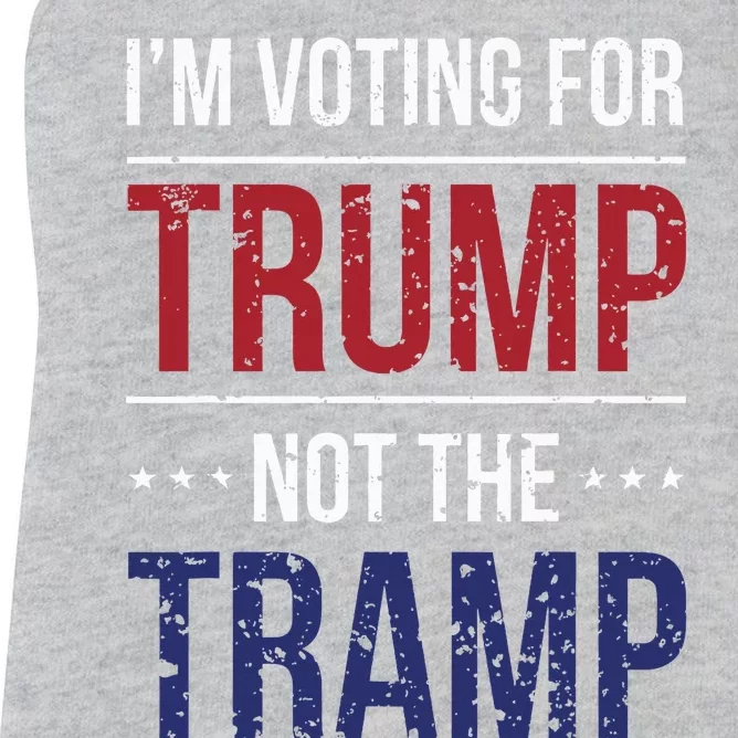 IM Voting For Trump Not The Tramp Women's Racerback Tank