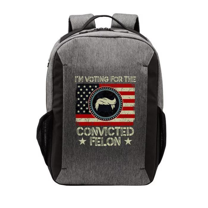 IM Voting For The Convicted Felon 2024 Vector Backpack