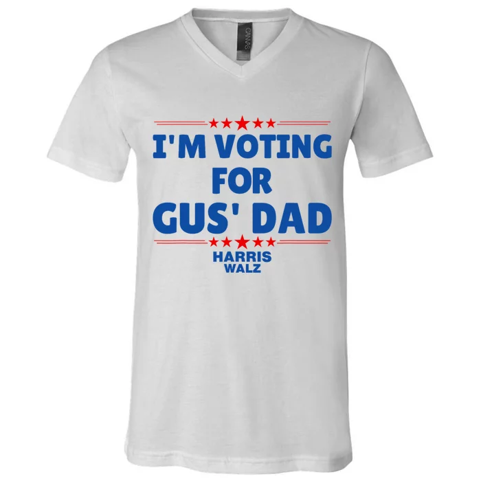 IM Voting For Gus Walz Dad Harris Walz 2024 V-Neck T-Shirt