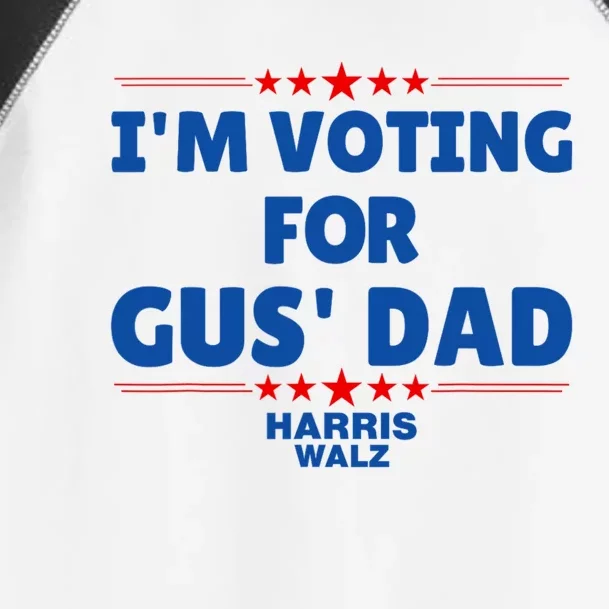 IM Voting For Gus Walz Dad Harris Walz 2024 Toddler Fine Jersey T-Shirt