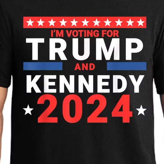 IM Voting For Trump And Kennedy 2024 Pajama Set