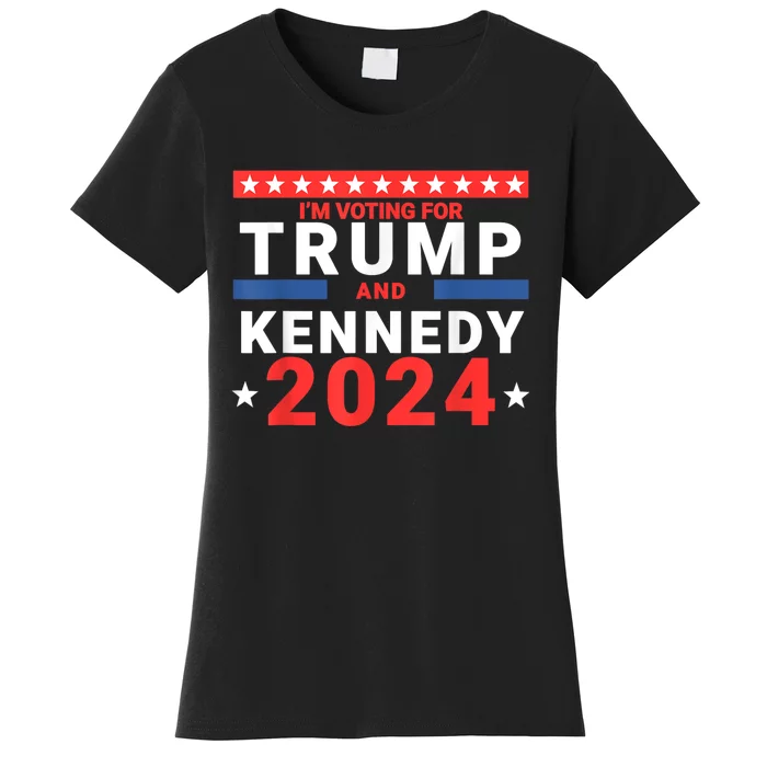 IM Voting For Trump And Kennedy 2024 Women's T-Shirt