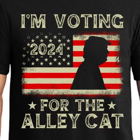 IM Voting For The Alley Cat 2024 Pajama Set