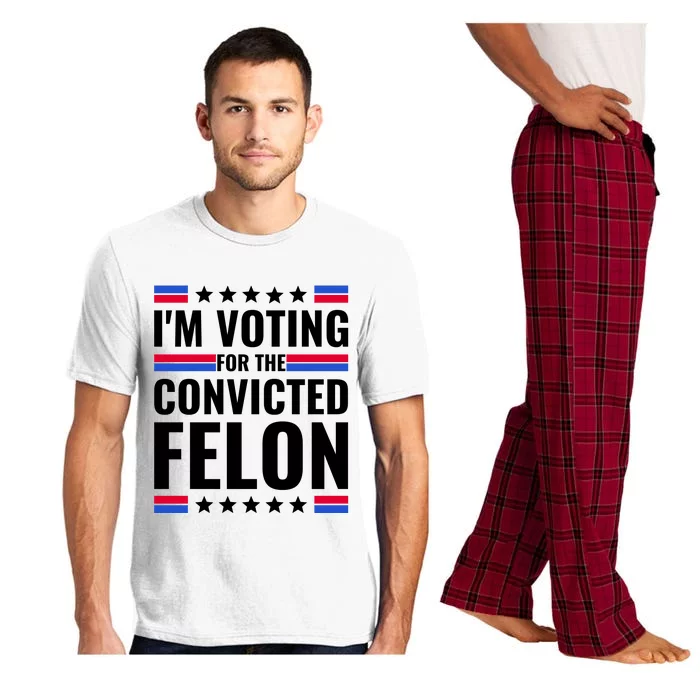 IM Voting For The Convicted Felon 2024 Pajama Set