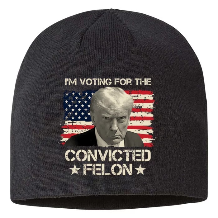 Im Voting For The Convicted Felon Trump 8 1/2in Sustainable Knit Beanie