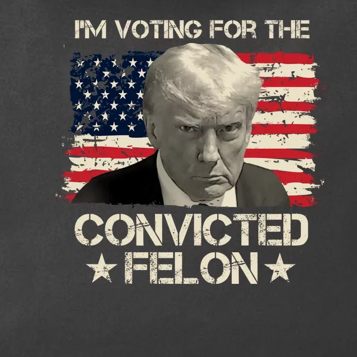 Im Voting For The Convicted Felon Trump Zip Tote Bag