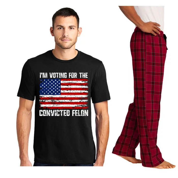 IM Voting For The Convicted Felon 2024 Pajama Set