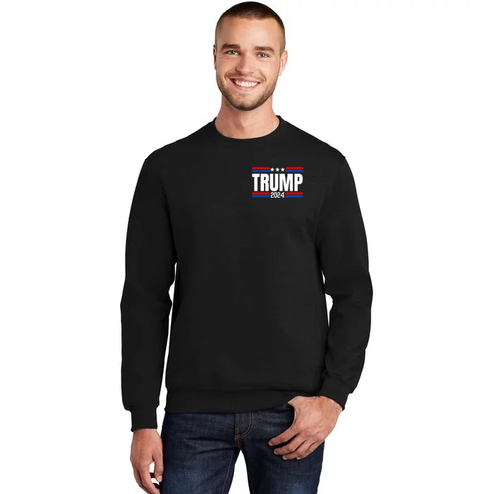 IM Voting For The Felon Trump For President 2024 Front & Back Sweatshirt