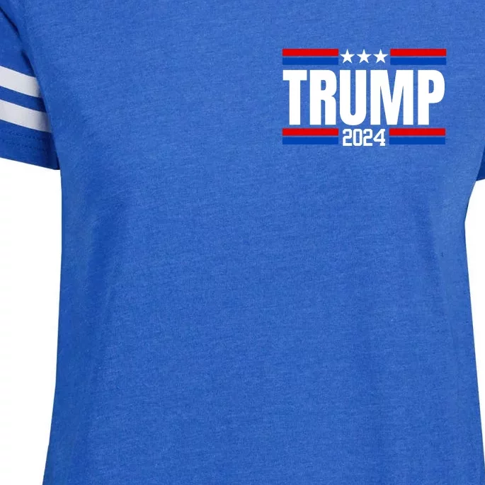 IM Voting For The Felon Trump For President 2024 Front & Back Enza Ladies Jersey Football T-Shirt