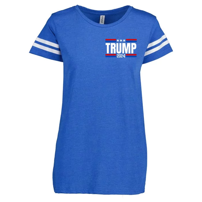 IM Voting For The Felon Trump For President 2024 Front & Back Enza Ladies Jersey Football T-Shirt