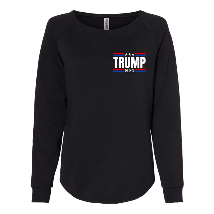 IM Voting For The Felon Trump For President 2024 Trump Nation Mugshot 47 Front & Back Womens California Wash Sweatshirt