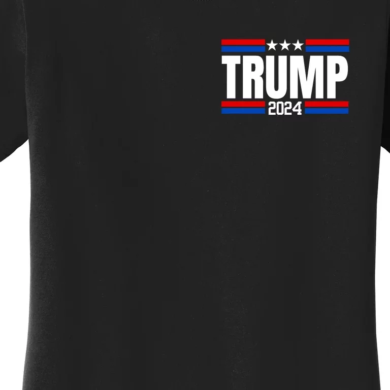 IM Voting For The Felon Trump For President 2024 Trump Nation Mugshot 47 Front & Back Women's T-Shirt