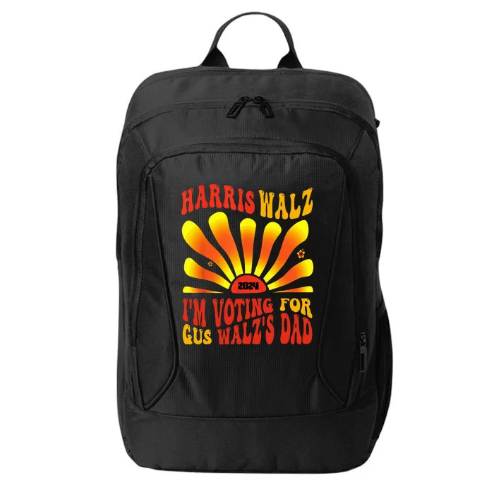 IM Voting For Gus WalzS Dad Vote Harris Walz 2024 Election City Backpack