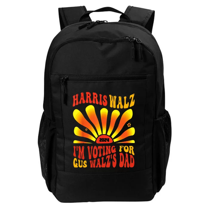 IM Voting For Gus WalzS Dad Vote Harris Walz 2024 Election Daily Commute Backpack