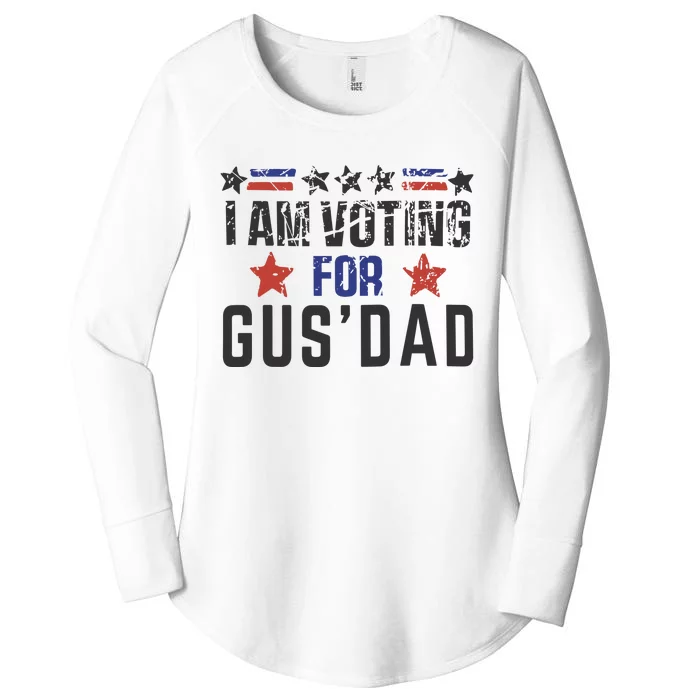 IM Voting For Gus Dad Gus Walz Tim Walz Women's Perfect Tri Tunic Long Sleeve Shirt