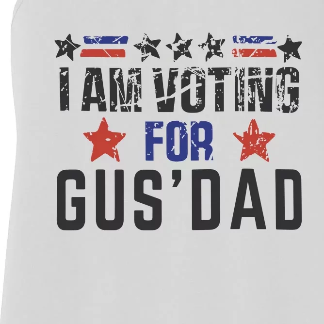 IM Voting For Gus Dad Gus Walz Tim Walz Women's Racerback Tank