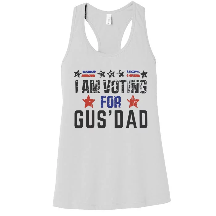 IM Voting For Gus Dad Gus Walz Tim Walz Women's Racerback Tank