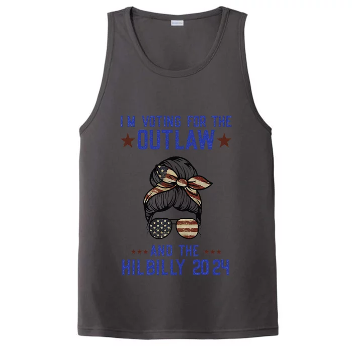 IM Voting For The Outlaw And The Hillbilly 2024 Performance Tank