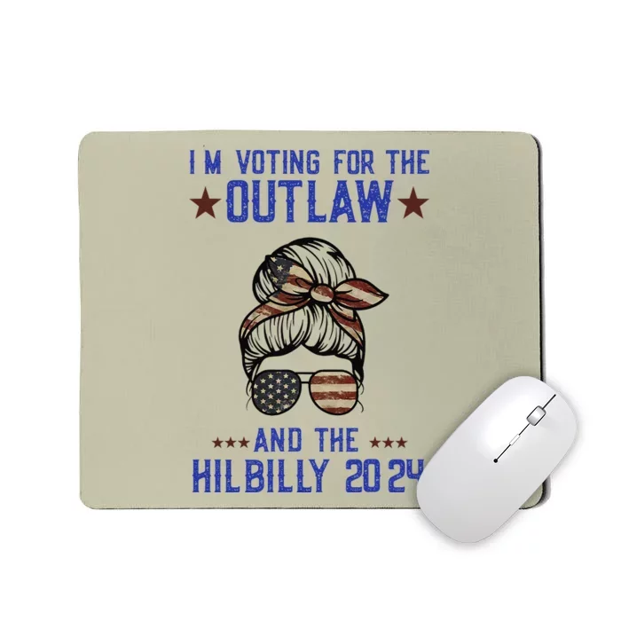 IM Voting For The Outlaw And The Hillbilly 2024 Mousepad