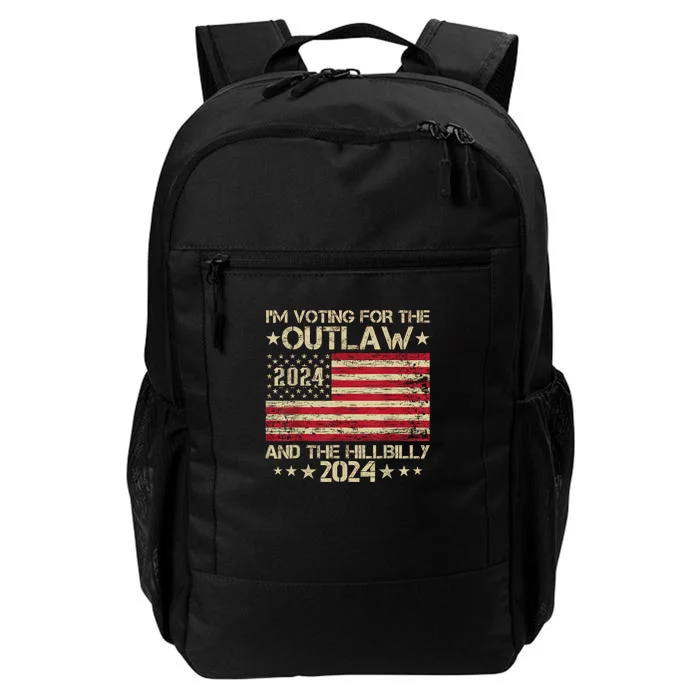 IM Voting For The Outlaw And The Hillbilly Trump Vance 2024 Daily Commute Backpack