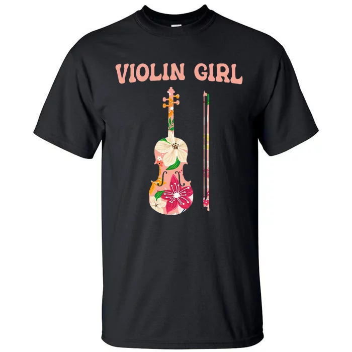 Intelligent Violin Funny Stringed Musical Instrument Tall T-Shirt