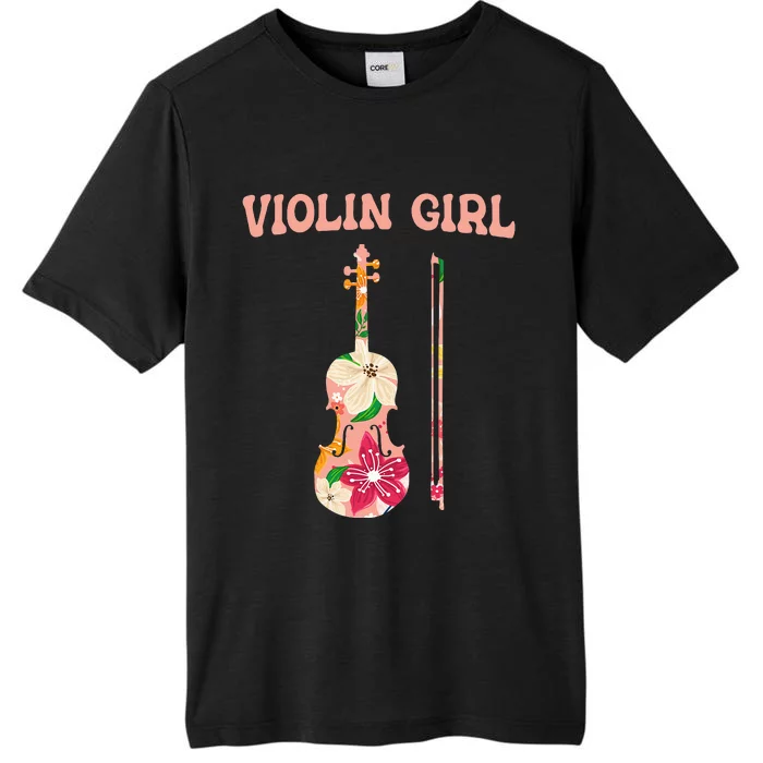 Intelligent Violin Funny Stringed Musical Instrument ChromaSoft Performance T-Shirt