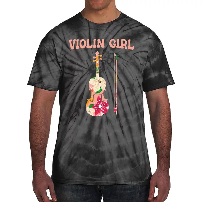 Intelligent Violin Funny Stringed Musical Instrument Tie-Dye T-Shirt