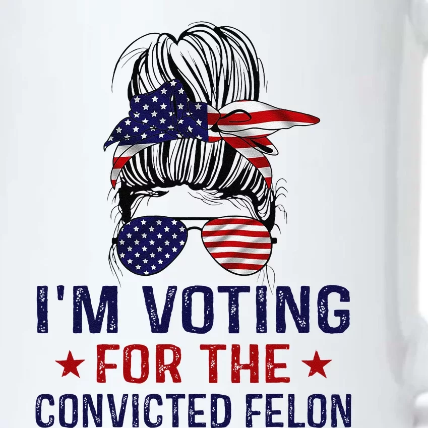 IM Voting For The Convicted Felon Black Color Changing Mug