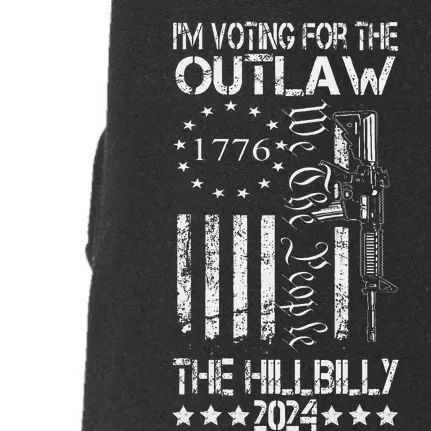 IM Voting For The Outlaw And The Hillbilly 2024 Pro 45 Doggie 3-End Fleece Hoodie