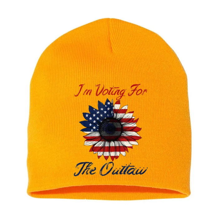 IM Voting For The Outlaw Short Acrylic Beanie