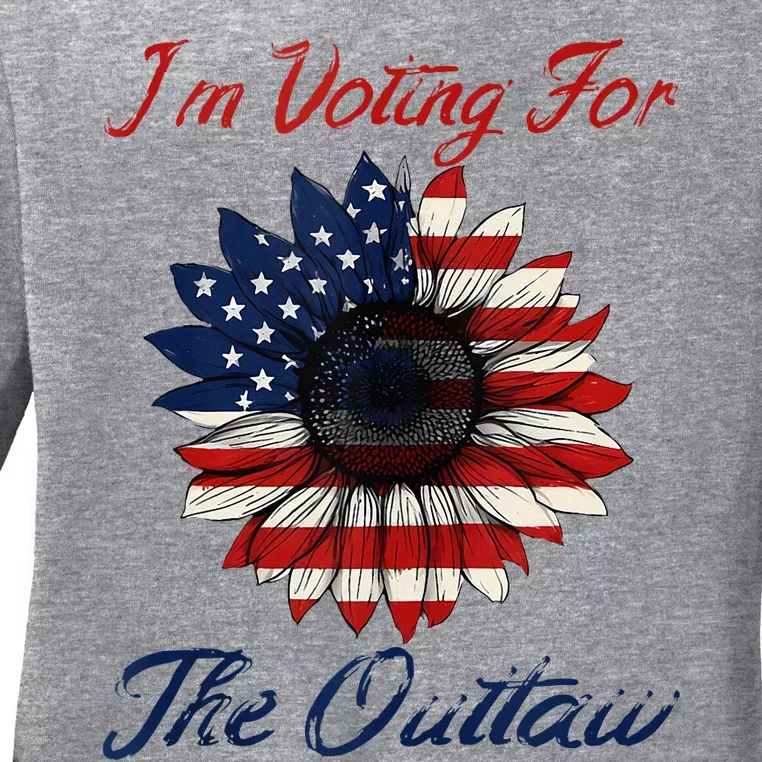 IM Voting For The Outlaw Ladies Long Sleeve Shirt