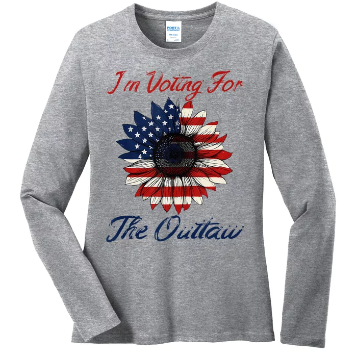 IM Voting For The Outlaw Ladies Long Sleeve Shirt