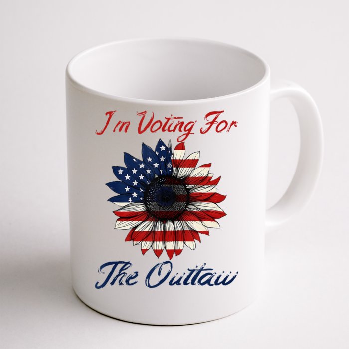 IM Voting For The Outlaw Front & Back Coffee Mug