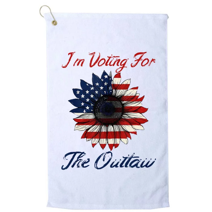 IM Voting For The Outlaw Platinum Collection Golf Towel