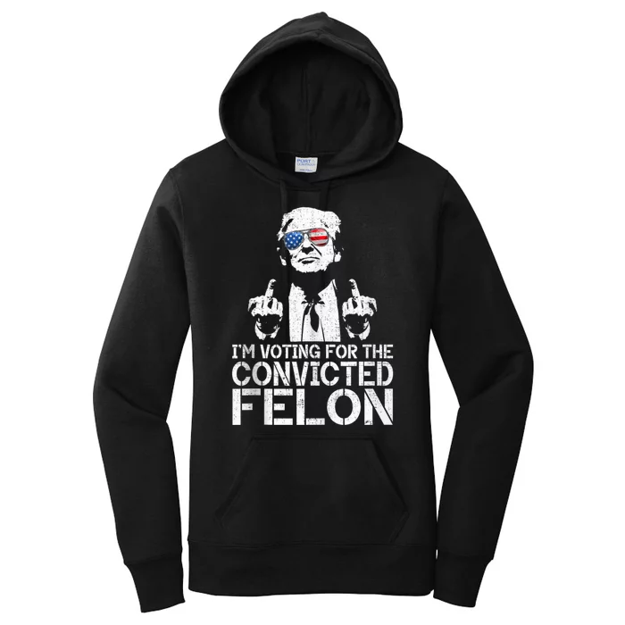 IM Voting For The Outlaw Wanted For President Funny Women's Pullover Hoodie