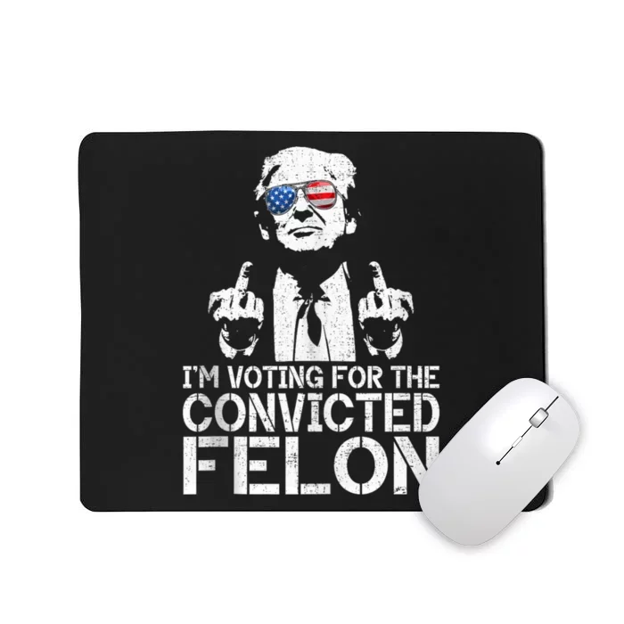 IM Voting For The Outlaw Wanted For President Funny Mousepad