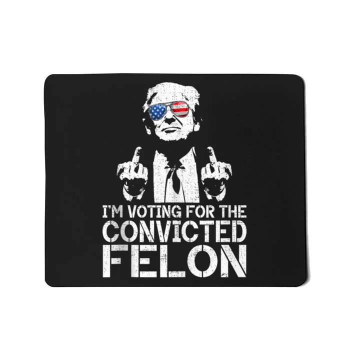 IM Voting For The Outlaw Wanted For President Funny Mousepad