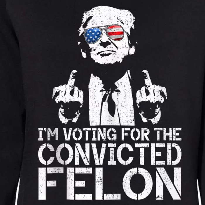 IM Voting For The Outlaw Wanted For President Funny Womens California Wash Sweatshirt