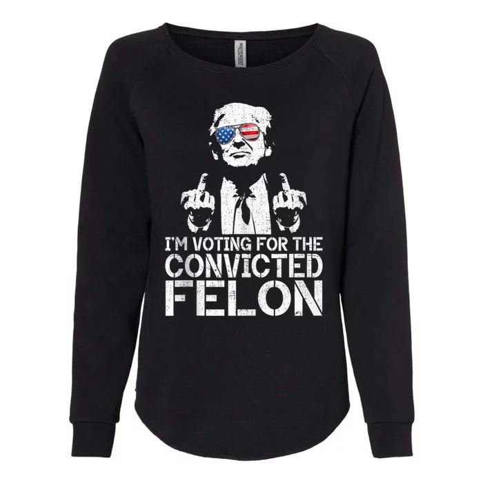 IM Voting For The Outlaw Wanted For President Funny Womens California Wash Sweatshirt