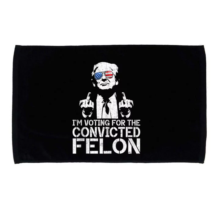 IM Voting For The Outlaw Wanted For President Funny Microfiber Hand Towel