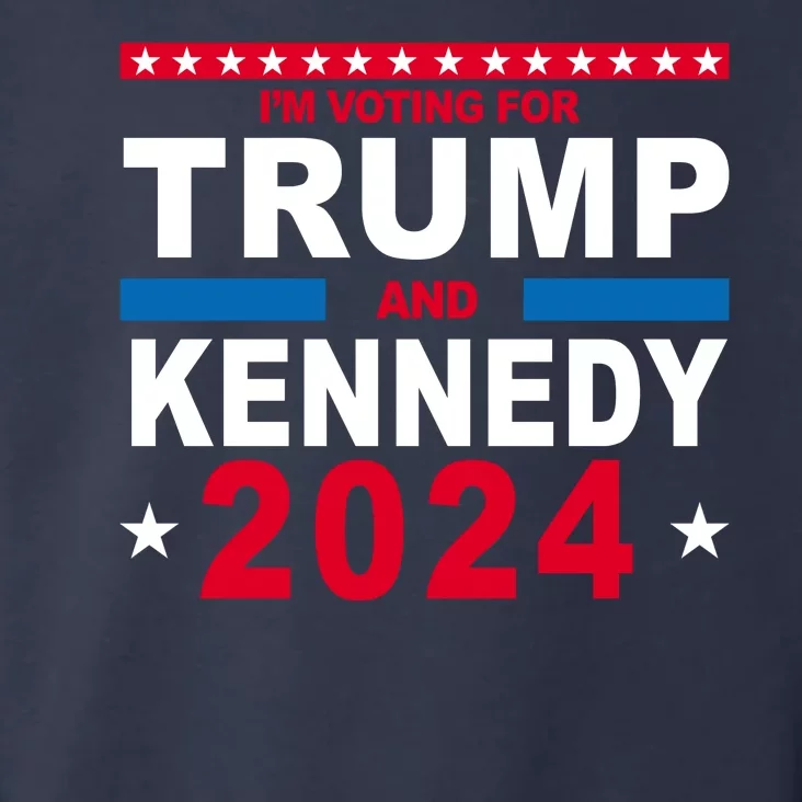 Im Voting For Trump And Kennedy 2024 Election Toddler Hoodie