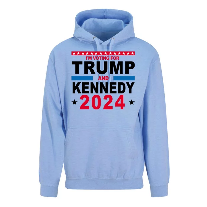 Im Voting For Trump And Kennedy 2024 Election Unisex Surf Hoodie