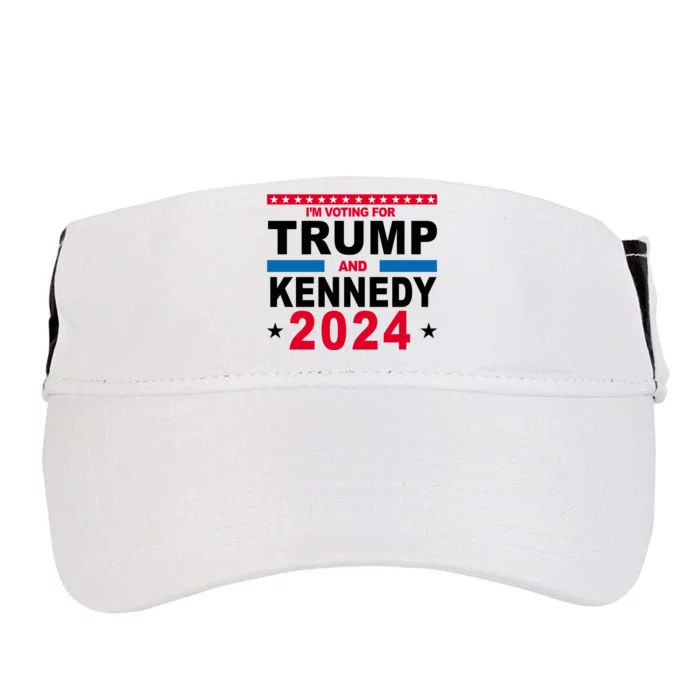 Im Voting For Trump And Kennedy 2024 Election Adult Drive Performance Visor