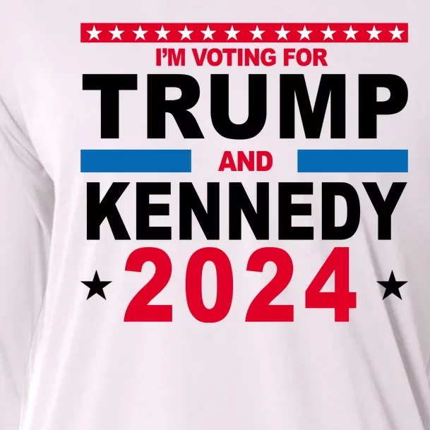 Im Voting For Trump And Kennedy 2024 Election Cooling Performance Long Sleeve Crew