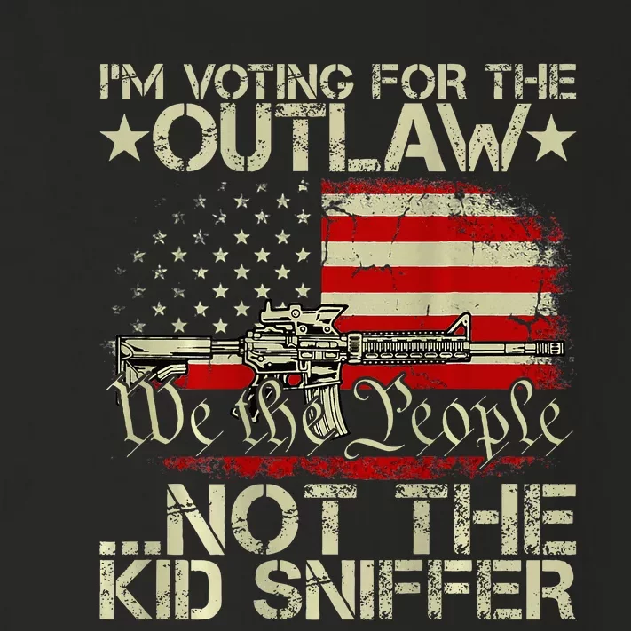 IM Voting For The Outlaw Not The Sniffer Toddler Long Sleeve Shirt